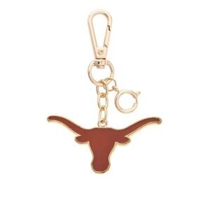 Texas Longhorns Enamel Logo Bag Charm Keychain